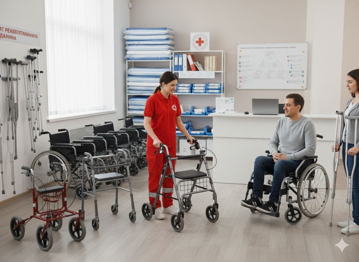 Прокат реабілітаційного обладнання